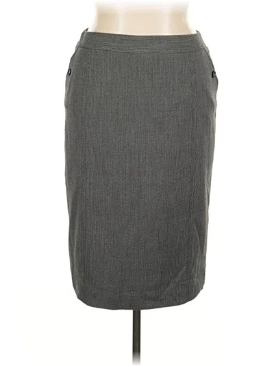 Pre-owned Charter Club Formal Skirt In Gray