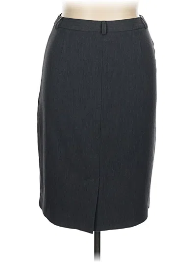 Pre-owned Charter Club Formal Skirt In Gray