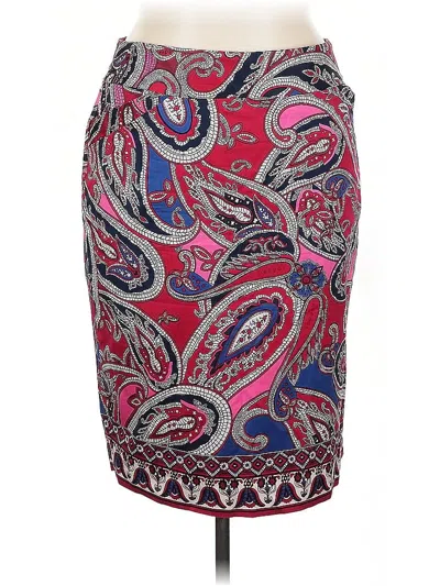 Pre-owned Charter Club Formal Skirt In Red