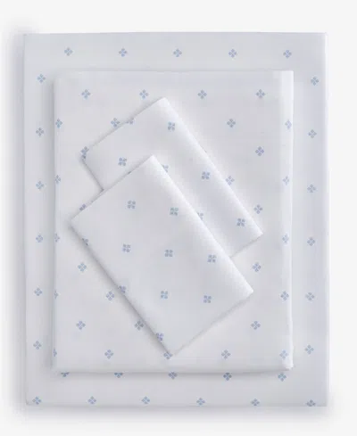 CHARTER CLUB FOULARD DOT PRINTED 550-THREAD COUNT 4-PC. SHEET SET, QUEEN, EXCLUSIVELY AT MACY'S