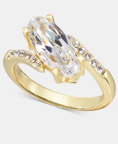 Charter Club Gold-tone Cubic Zirconia Oval Ring, Macy's Exclusive