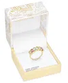 Charter Club Gold-tone Multicolor Crystal Ring, Exclusively At Macy's