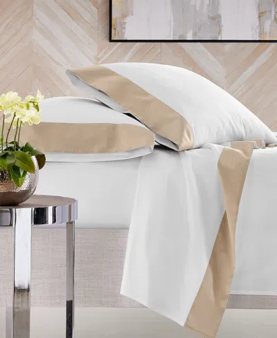 Charter Club Italian Percale Sateen Cuff 4-pc. Sheet Set, California King, Exclusively At Macy's In Soft Gold