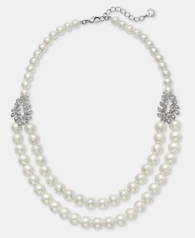 Charter Club Imitation Pearl Statement Necklace, Macy's Exclusive In White