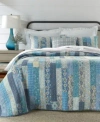 Charter Club Indigo Stripe Artisan Quilt Sets Exclusively At Macys In Blue