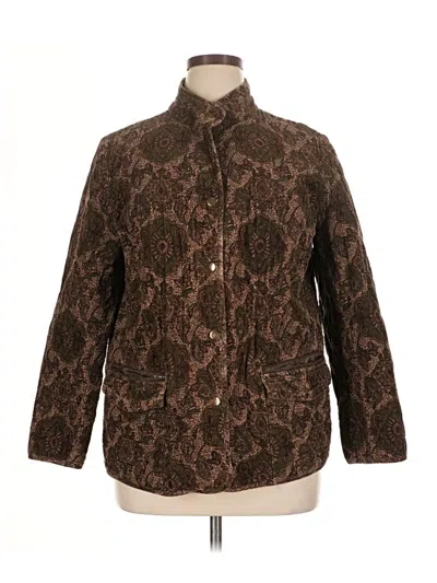 Pre-owned Charter Club Jacket In Brown