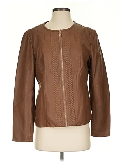 Pre-owned Charter Club Jacket In Brown