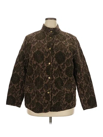 Pre-owned Charter Club Jacket In Brown