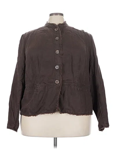 Pre-owned Charter Club Jacket In Brown