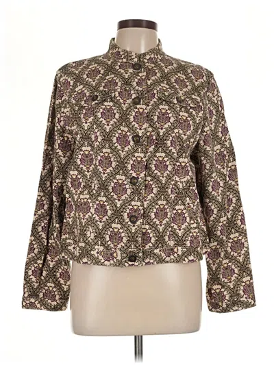 Pre-owned Charter Club Jacket In Brown