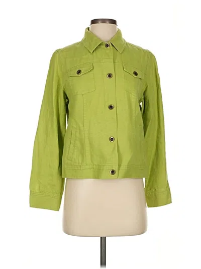 Pre-owned Charter Club Jacket In Green