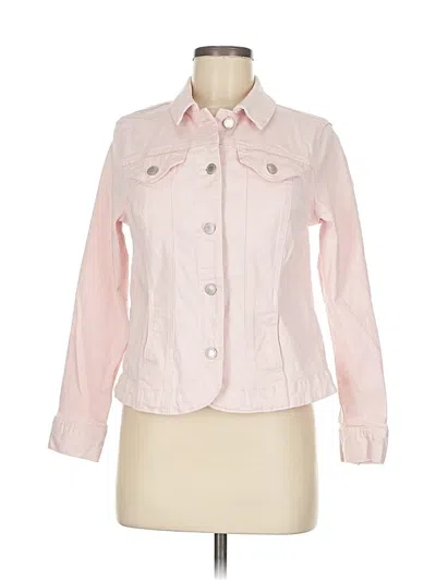 Pre-owned Charter Club Jacket In Pink