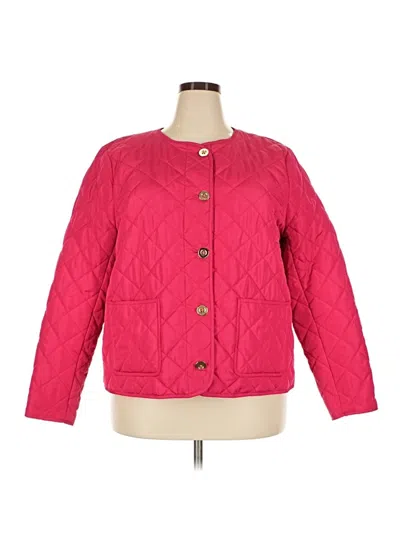 Pre-owned Charter Club Jacket In Pink