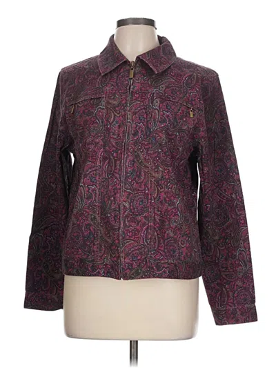 Pre-owned Charter Club Jacket In Purple