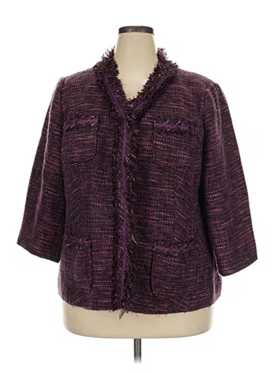 Pre-owned Charter Club Jacket In Purple
