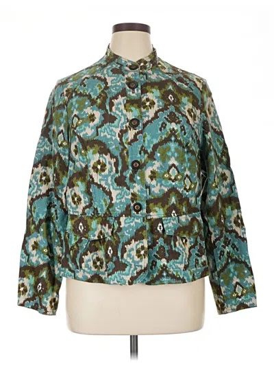 Pre-owned Charter Club Jacket In Teal