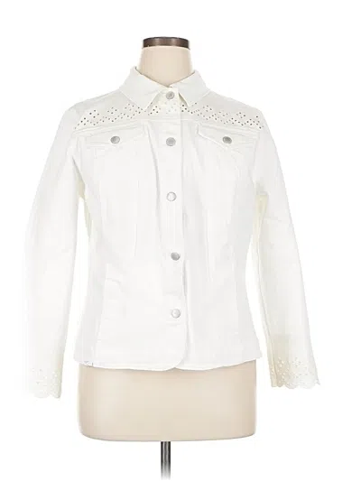 Pre-owned Charter Club Jacket In White