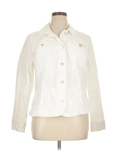Pre-owned Charter Club Jacket In White