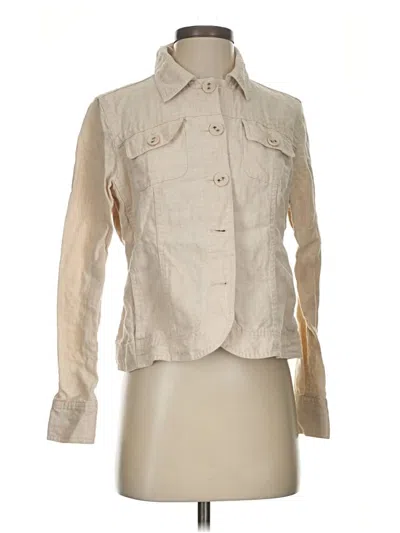 Pre-owned Charter Club Jacket In White