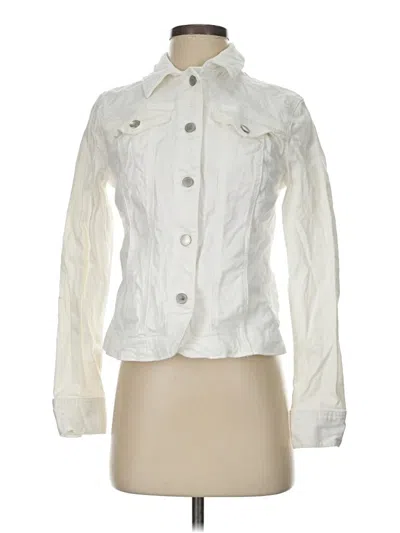 Pre-owned Charter Club Jacket In White