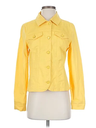 Pre-owned Charter Club Jacket In Yellow