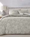 Charter Club Jacobean Chenille 3-pc. Duvet Set, Full/queen, Exclusively At Macy's In Gray
