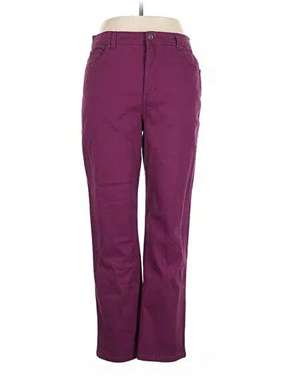 Pre-owned Charter Club Jeans In Purple