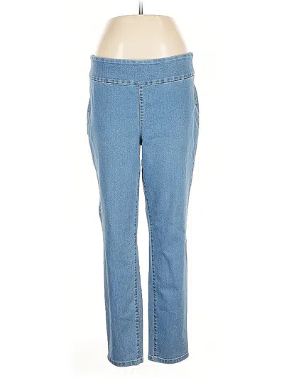 Pre-owned Charter Club Jeggings In Blue