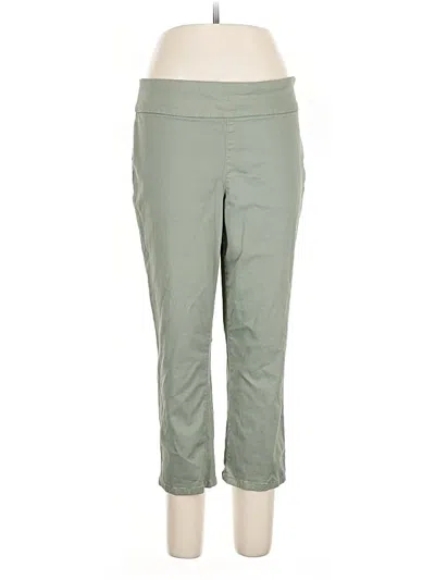 Pre-owned Charter Club Jeggings In Green
