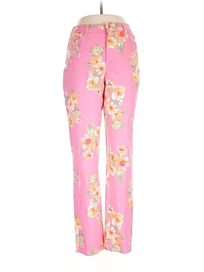 Pre-owned Charter Club Jeggings In Pink