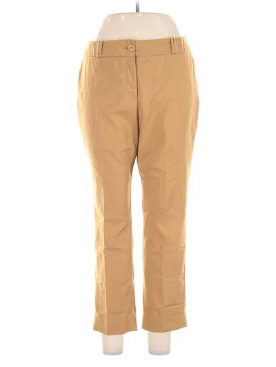 Pre-owned Charter Club Khaki Pant In Brown