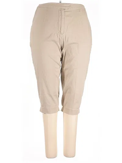 Pre-owned Charter Club Khaki Pant In Brown
