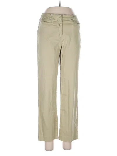 Pre-owned Charter Club Khaki Pant In Brown