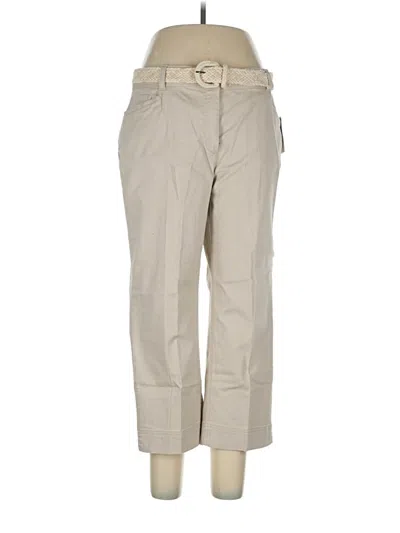 Pre-owned Charter Club Khaki Pant In Brown