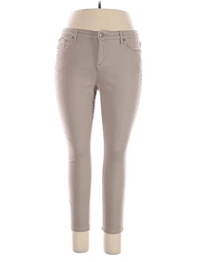 Pre-owned Charter Club Khaki Pant In Gray