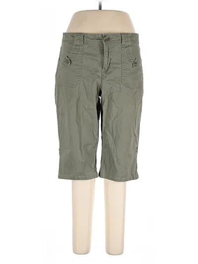 Pre-owned Charter Club Khaki Pant In Green