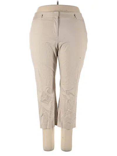 Pre-owned Charter Club Khaki Pant In Tan