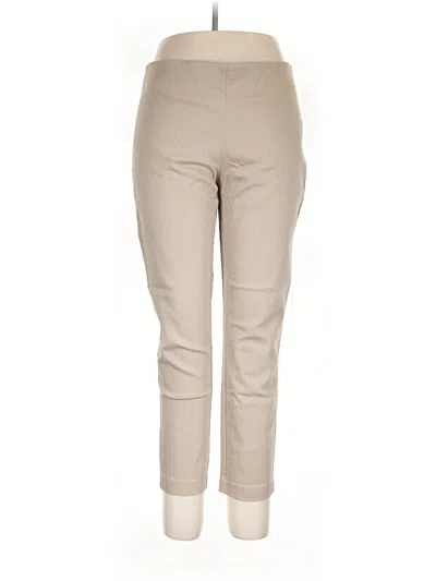 Pre-owned Charter Club Khaki Pant In Tan