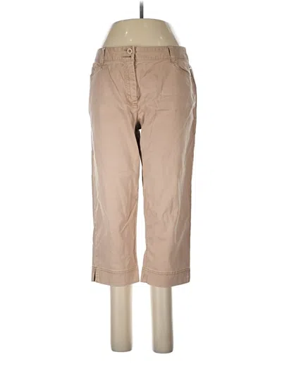Pre-owned Charter Club Khaki Pant In Tan