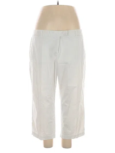Pre-owned Charter Club Khaki Pant In White