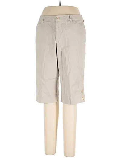 Pre-owned Charter Club Khaki Pant In White