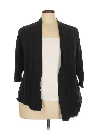 Pre-owned Charter Club Kimono In Black