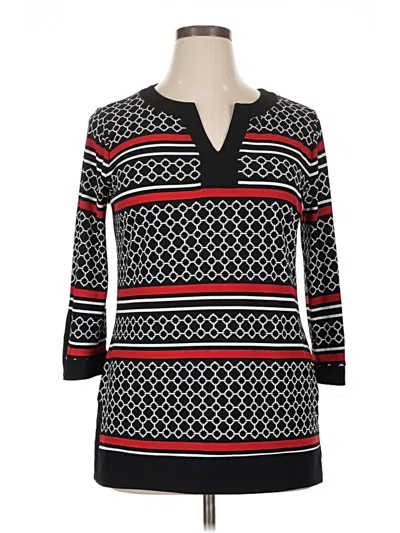 Pre-owned Charter Club Kimono In Black