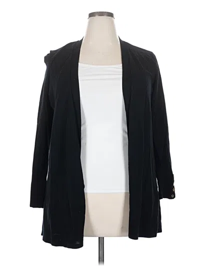 Pre-owned Charter Club Kimono In Black
