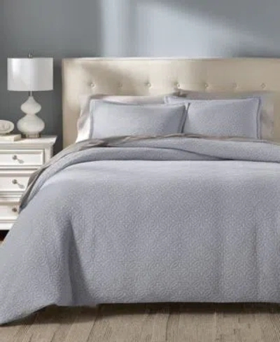 Charter Club Lattice Medallion Comforter Set Exclusively At Macys In Gray