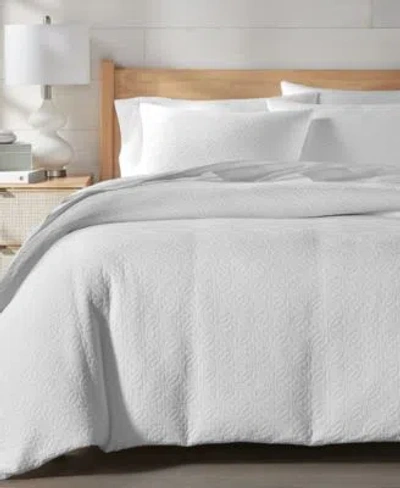 Charter Club Lattice Medallion Duvet Cover Set Exclusively At Macys In White