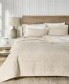 Charter Club Leaf Silhouette 3-pc. Quilt Set, Full/queen, Exclusively At Macy's In Neutral