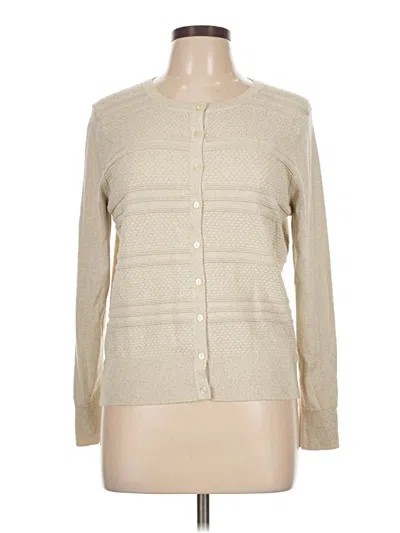 Pre-owned Charter Club Long Sleeve Blouse In Brown