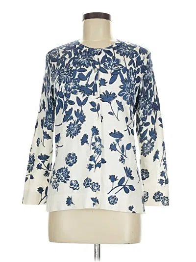 Pre-owned Charter Club Long Sleeve Blouse In Ivory