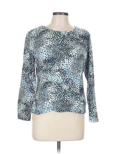 Pre-owned Charter Club Long Sleeve T-shirt In Blue